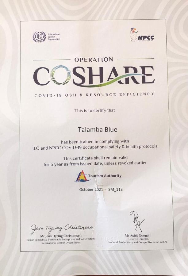Talamba Blue Bed & Breakfast บลู เบย์ ภายนอก รูปภาพ